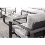 BIZZOTTO Siva vrtna sofa aluminijska Merrigan – | shoptok.hr