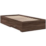  Okvir kreveta s ladicama boja hrasta 90x200 cm drveni | shoptok.hr