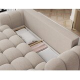ELTAP Bež raztegljiva sedežna garnitura iz tkanine bouclé 256 cm Cotonn – | Shoptok.si