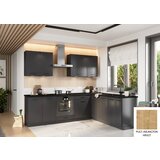 Stolkar KOTNI KUHINJSKI SESTAV ANIKA 200 X 260 CM - ANTRACIT SIVA-Arlington hrast | shoptok.hr