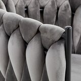 Landscape NASLANJAČ, tekstil temno siva | Shoptok.si