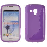  S silikonski ovitek Samsung Galaxy S Duos S7562, Trend S7560, Trend Plus vijola Cene