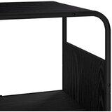  Visoka komoda Crni hrast 93 5 x 37 5 x 144 cm Prerađeno drvo - Crni hrast 93 5 x 37 5 x 144 cm | shoptok.hr