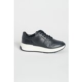 ALTINYILDIZ CLASSICS Men's Black 100% Genuine Leather Sneaker Shoes. cene