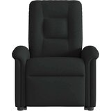vidaXL Naslonjač na podizanje od tkanine crni | shoptok.hr