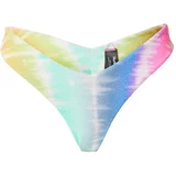 Hurley Bikini hlačke modra / rumena / žad / roza