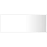 vidaXL LED kupaonsko ogledalo bijelo 100x8,5x37 cm konstruirano drvo | shoptok.hr