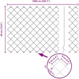  Ograda od lančane veze 10 x 0,4 m Pocinčani čelik Srebrno | shoptok.hr