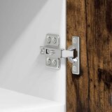 Viseći ormarić 2 pcs Dimljeni hrast i bijela 30 x 31 x 40 cm | shoptok.hr