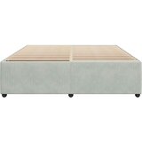  Okvir za krevet bez madraca svjetlosivi 200 x 200 cm baršunasti | shoptok.hr