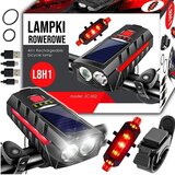  L8h1 solarna biciklistička svjetiljka za upravljač + stražnji dio | shoptok.hr
