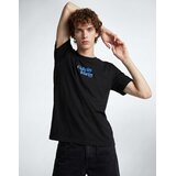 Calvin Klein Jeans Majice s kratkimi rokavi SS 20S CALVINKLEIN TRVL FONTGRA Črna | Shoptok.si