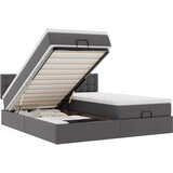  Otomanski krevet s madracima i LED sivi 160x200cm umjetna koža | shoptok.hr