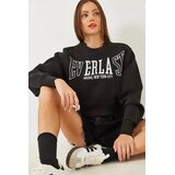 Bianco Lucci ženska dukserica written Mb-4654 60251897, crna Cene