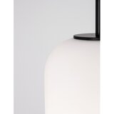 Nova Luce Bijela/crna staklena viseća svjetiljka ø 22 cm Lato – | shoptok.hr