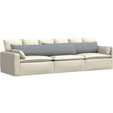 vidaXL jastučići za sofu 2 pcs svijetlo siva 200 x 40 cm tkanina | shoptok.hr