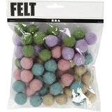  Pastelne filcane kuglice 64 kom | ePonuda.com