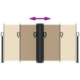  Uvlačiva bočna tenda 120 x 1000 cm bež | shoptok.hr