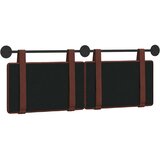  Viseće uzglavlje kreveta Sjajno smeđa Antikni PU Sienna 130 x 55 x 5 cm | shoptok.hr