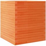 Maison Chic Vrtno cvetlično korito - Cvetlični Lonec vošč. rjavo 60x60x68,5 cm trdna borovina, (21790396) Cene