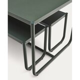 Kave Home Tamno zeleni metalni vrtni blagovaonski set za 4 osobe Sotil – | shoptok.hr
