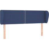  Uzglavlje s ušima plavo 147x23x78/88 cm od tkanine | shoptok.hr