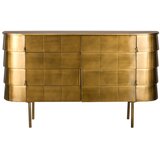Dutchbone Kovinska komoda v zlati barvi 117x70x26 cm Hanna – Cene