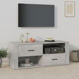 The Living Store TV omarica betonsko siva 100x35x40 cm inženirski les - TV Omarica, (21376842) Cene