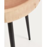 Kave Home Okrugao pomoćni stol s pločom stola od bagrema 35x35 cm Tanive – | shoptok.hr