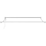  Uvlačiva tenda antracit i bijela 3x2,5 m tkanina i aluminij | shoptok.hr