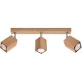  Sollux SL.1037 - Spot svetiljka KEKE 3x GU10/40W/230V, hrast | Eponuda.com