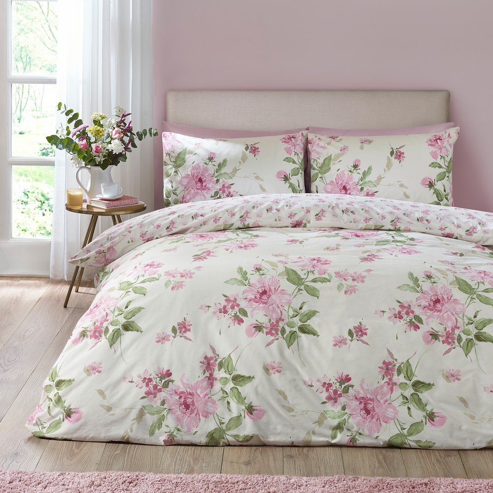 Catherine Lansfield 3-dijelna posteljina za bračni krevet 200x200 cm Avebury Floral – | shoptok.hr
