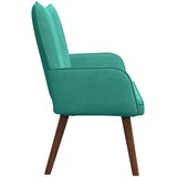SOFA za dvije osobe Tirkizna 115 x 61 x 87 cm Baršun | Eponuda.com