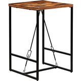 vidaXL Barska miza iz trdnega predelanega lesa 70x70x106 cm Cene