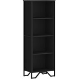  Regal za knjige crni 50x31x137,5 cm od konstruiranog drva | shoptok.hr