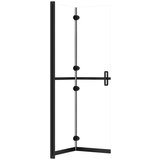 vidaXL Sklopiva pregrada za tuširanje prozirna ESG staklo 80 x 190 cm | shoptok.hr