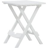 The Living Store Zložljiva vrtna miza 45,5x38,5x50 cm bela - Zložljiva Vrtna Miza, (21460961) | Shoptok.si