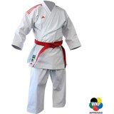 PrideShop Karate Kata kimona Adidas - Shori Premier League WKF - Bela z rdečimi črtami , 155 | Shoptok.si