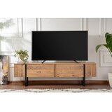 Hanah home TV omarica v borovem dekorju v naravni barvi 180x50x29,5 cm Serenity – | Shoptok.si