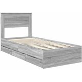  Krevetna konstrukcija Siva Sonoma 90 x 190 cm Konstruirano drvo | shoptok.hr