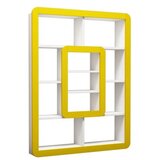 Hanah home polica za knjige orkide white yellow