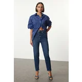 Trendyol Blue High Waist Comfort Mom Jeans