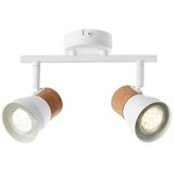 Brilliant zidno-plafonska lampa moka bela 2xGU10 | ePonuda.com