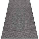 RugsX Preproge Preproga v videzu sisala ploščati kruh PATIO 155x220 cm Črna | Shoptok.si