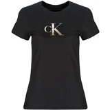 Calvin Klein Jeans Majice s kratkimi rokavi GRADIENT CK SLIM TEE Črna