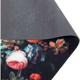 vidaXL Kuhinjski Mat Cvjetni Crna 300 x 60 cm Baršun | shoptok.hr