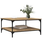 vidaXL Kava Stol hrast artisan 80 x 80 x 40 cm Konstruirano drvo | shoptok.hr