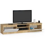 AKORD Tv Omarica, 2 Vrata, Hrast Artisan/Bela, (5000331852) | Shoptok.si
