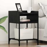  Noćni ormar Crni hrast 40 x 40 x 61 cm Konstruirano drvo | shoptok.hr