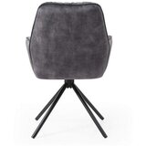 Livetastic Naslanjač Vintage, Črna, Vrtljiv | Shoptok.si
